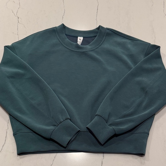Lululemon Softstreme Perfectly Oversized Cropped Top - Picture 1 of 5